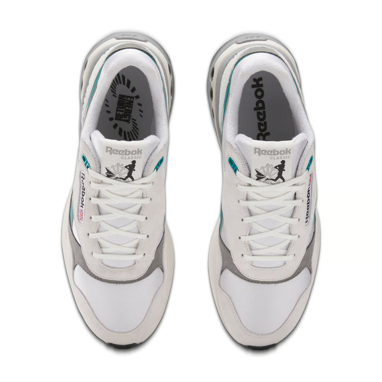 reebok ers world sneakerBarely Grey/White/Team Teal
