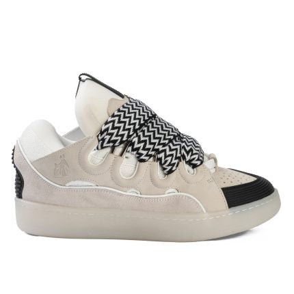Lanvin Curb lace-up sneakers Off-White