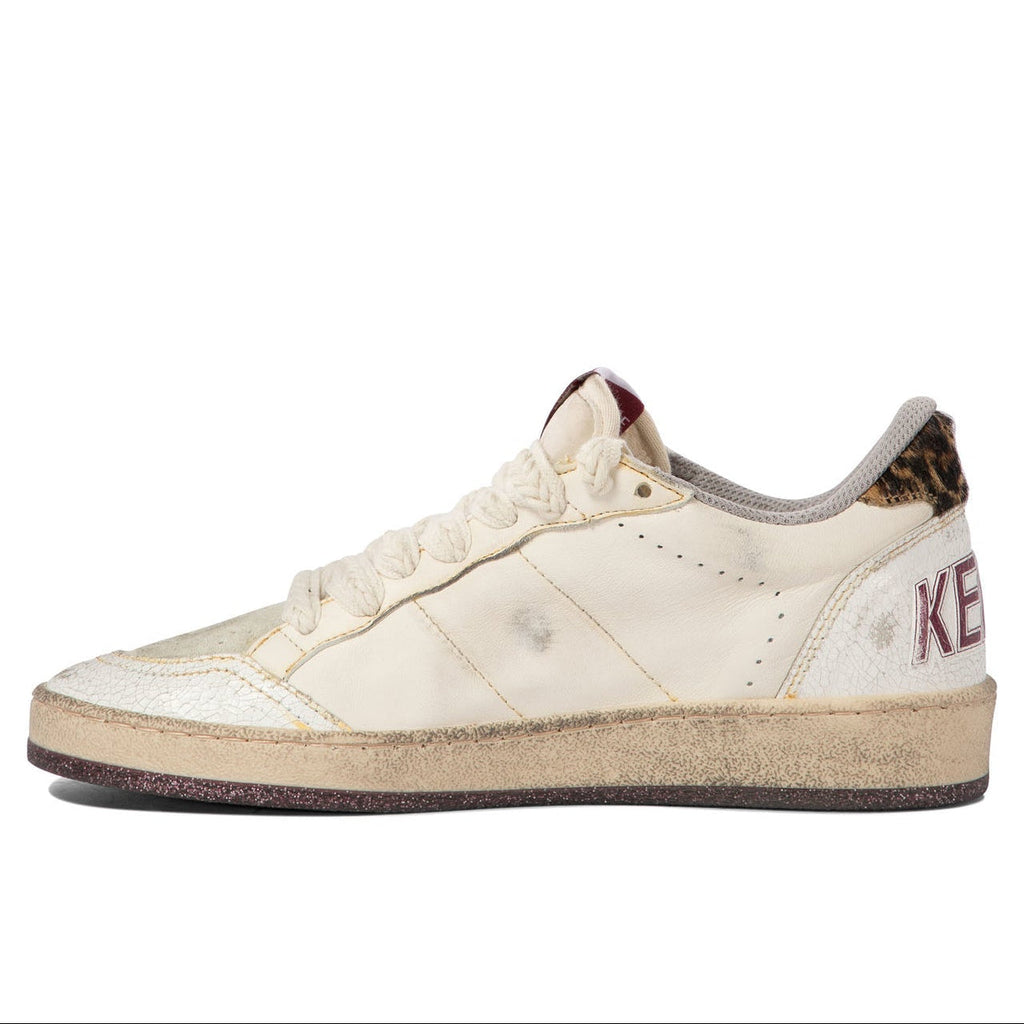 Golden Goose Ball Star white/beige brown leo/black