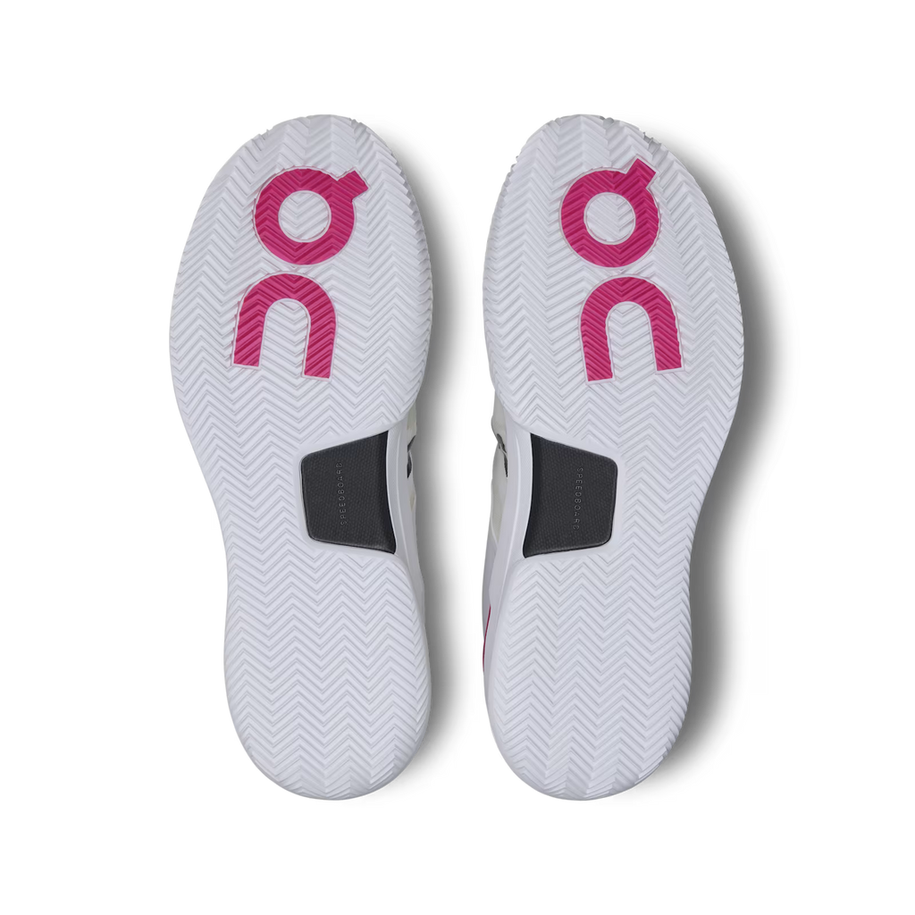 on Running On The Roger in Pink and White