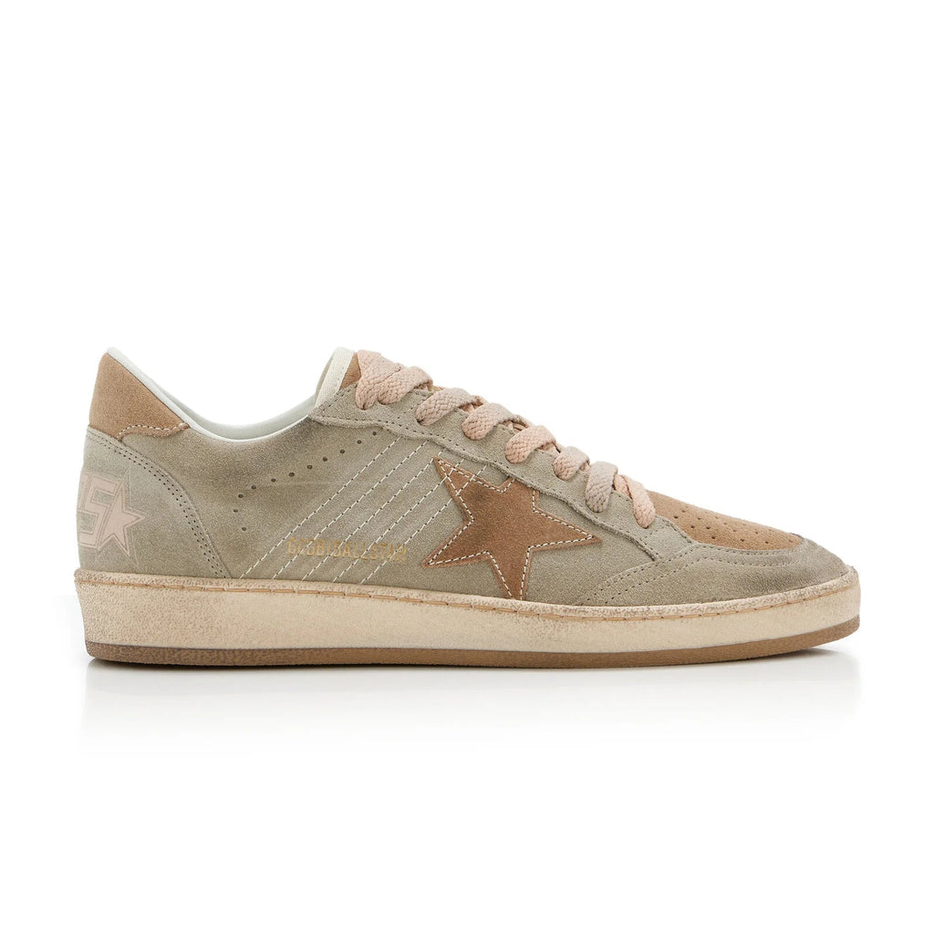 Golden Goose Ballstar Suede Sneakers neutral Beige and Brown
