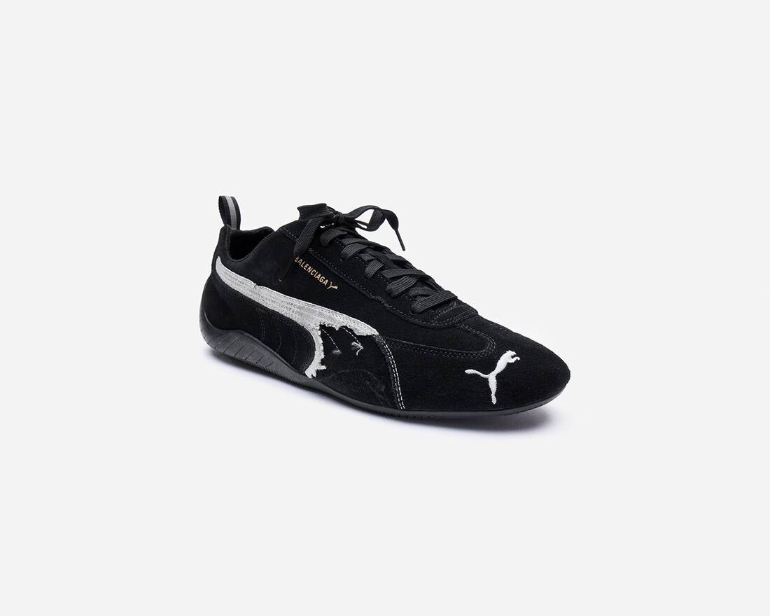 Balenciaga x Puma Speedcat Suede 'Black White'