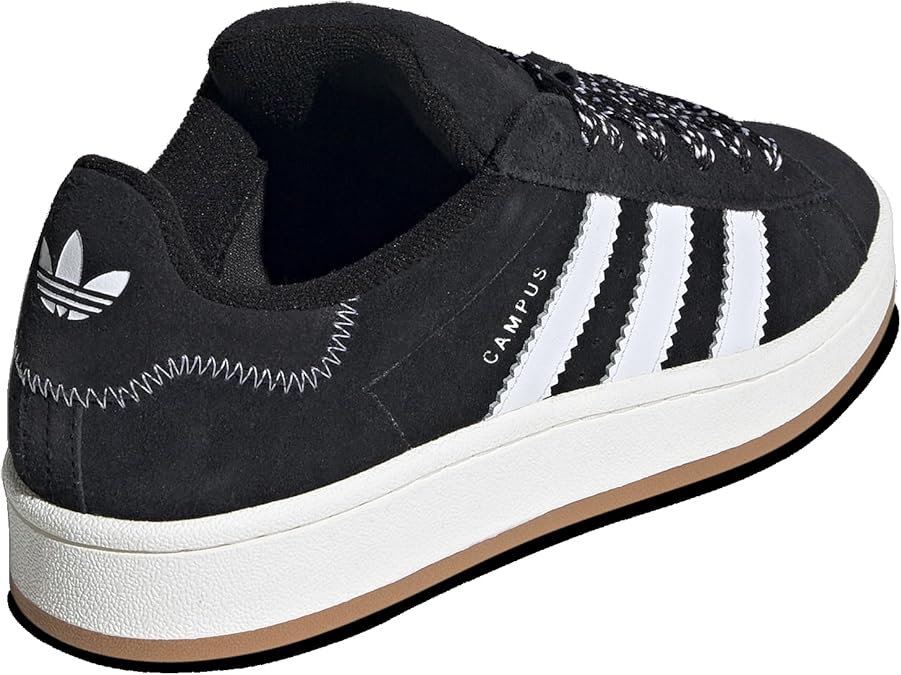 adidas Womens Campus 00s Shoes, Core Black/Cloud White/Off White