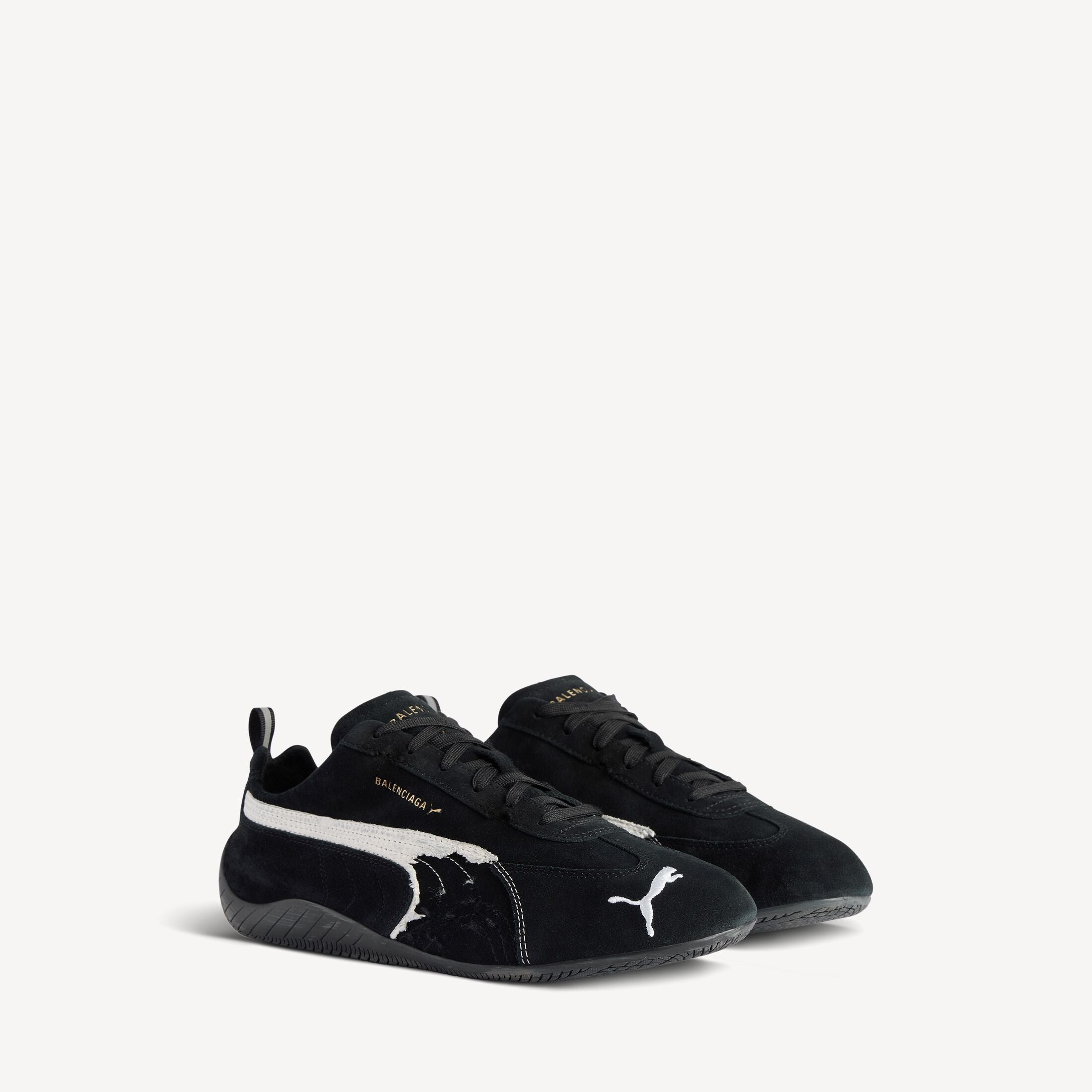 Balenciaga x Puma Speedcat Suede 'Black White'