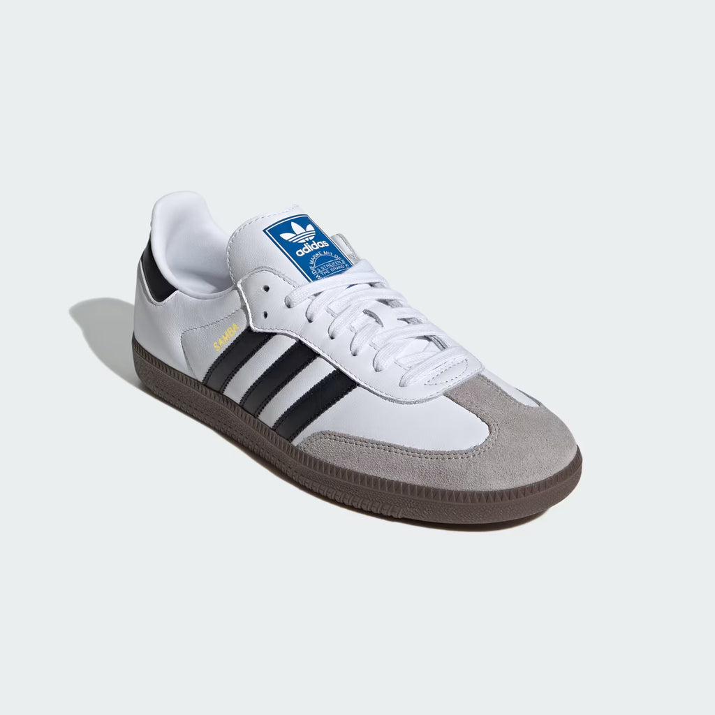 Womens adidas Samba ADV Black White GUM Skate Shoes