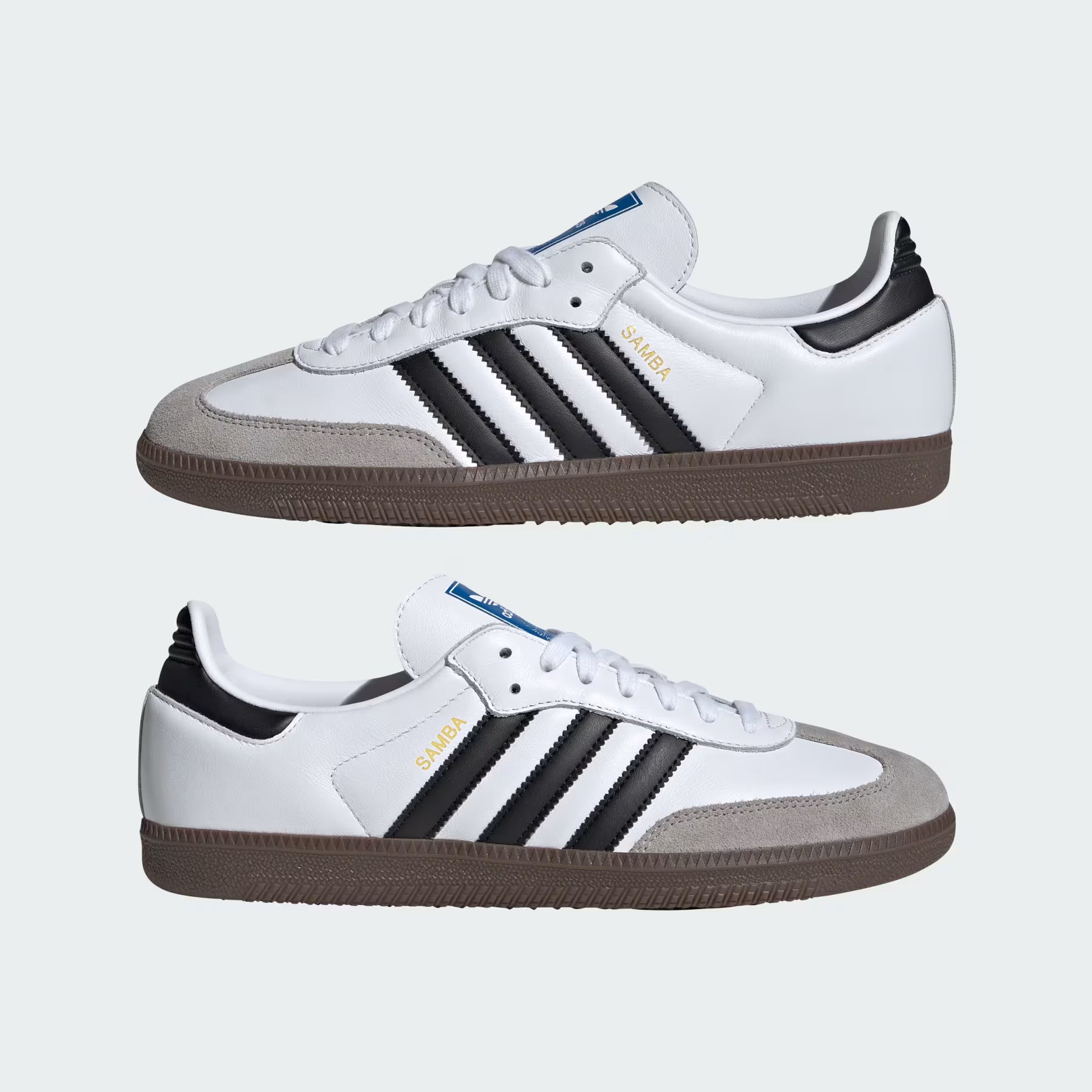 Womens adidas Samba ADV Black White GUM Skate Shoes