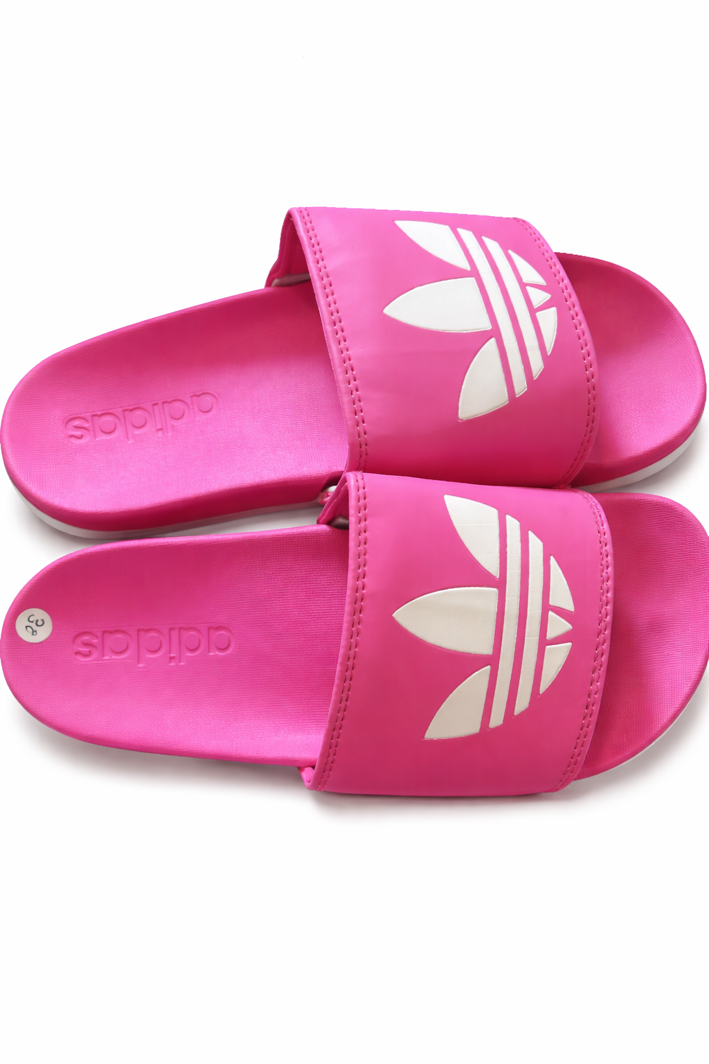 adidas Adilette Slider  Pink White Pink