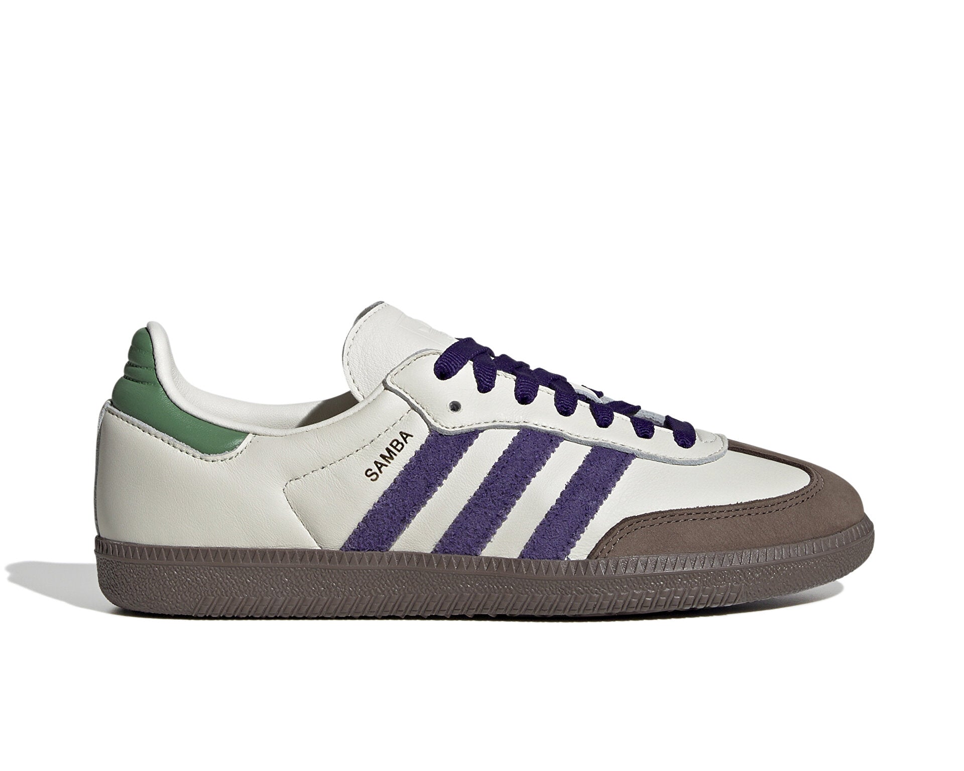 Adidas Samba OG Off White Core Purple Green Brown Womens