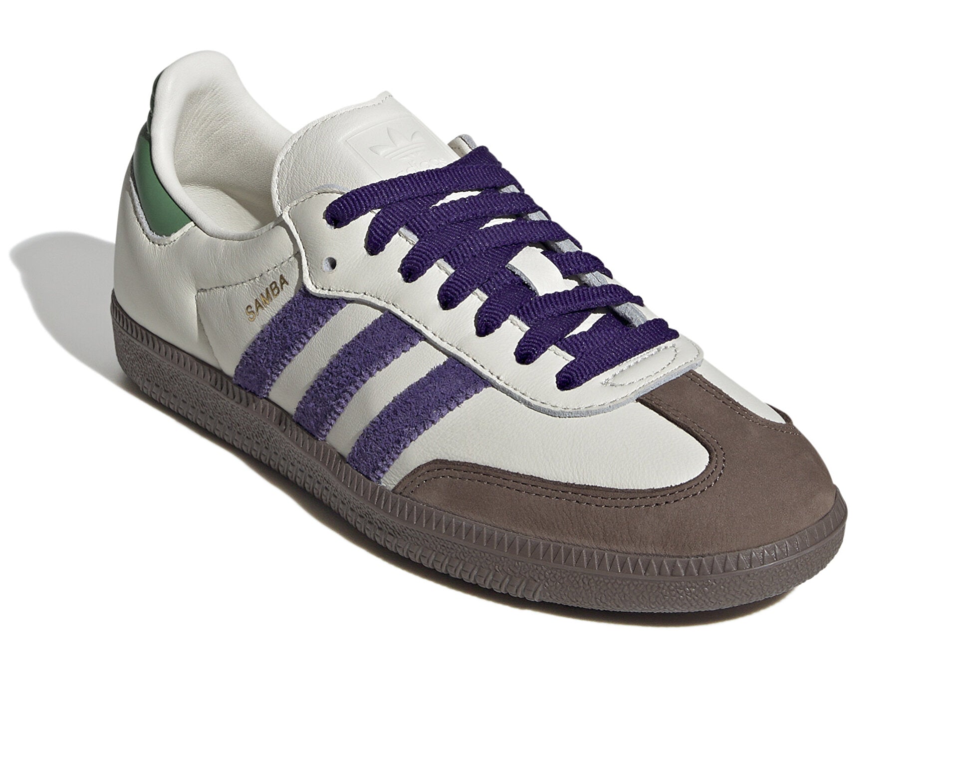Adidas Samba OG Off White Core Purple Green Brown Womens