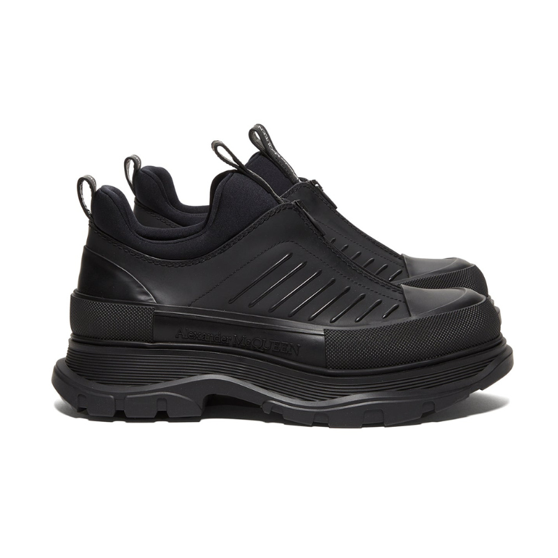 Alexander McQueen Tread Slick Zip Up – Black