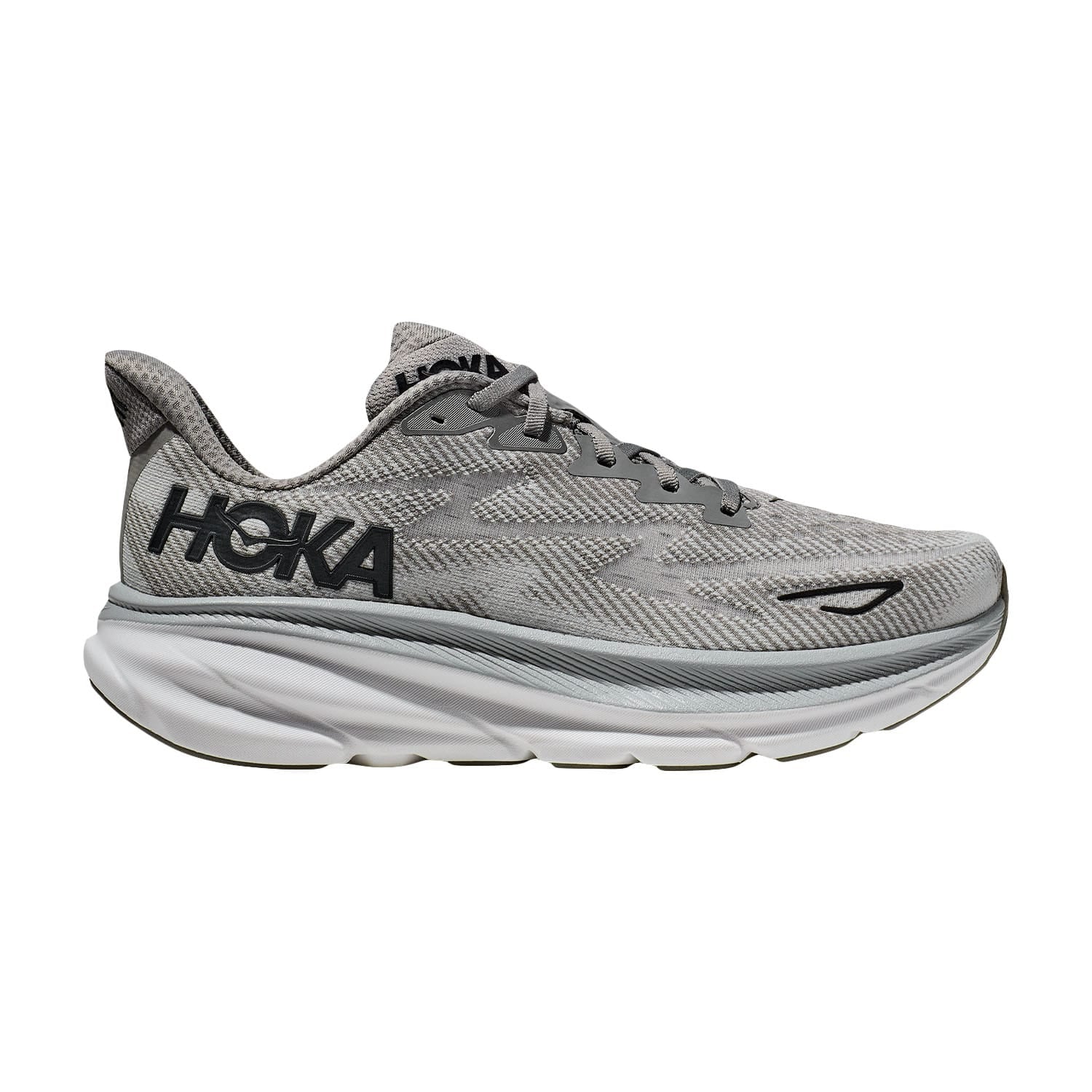 hoka clifton 9 kids harbo mist black