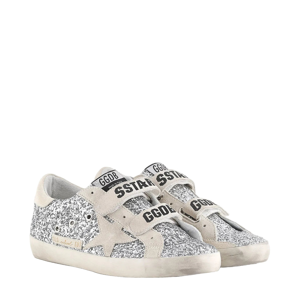 Golden Goose Super-Star Femme Old School - Silver Pearl Sale!!!