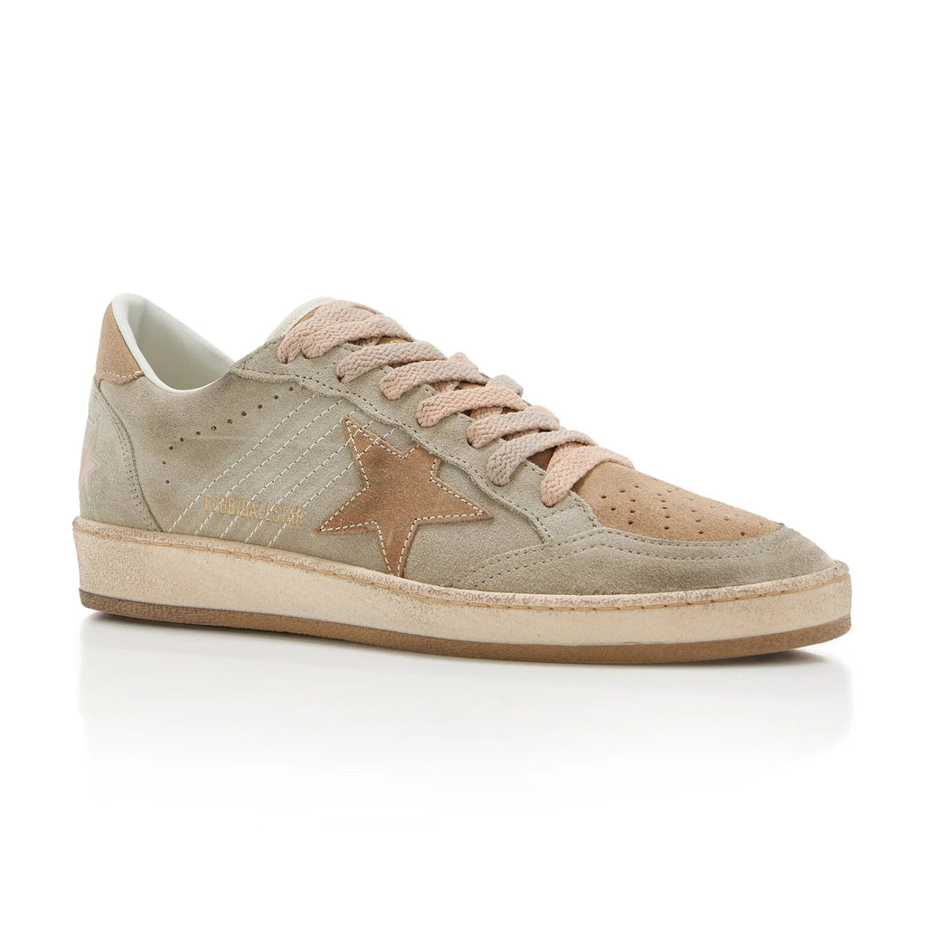 Golden Goose Ballstar Suede Sneakers neutral Beige and Brown