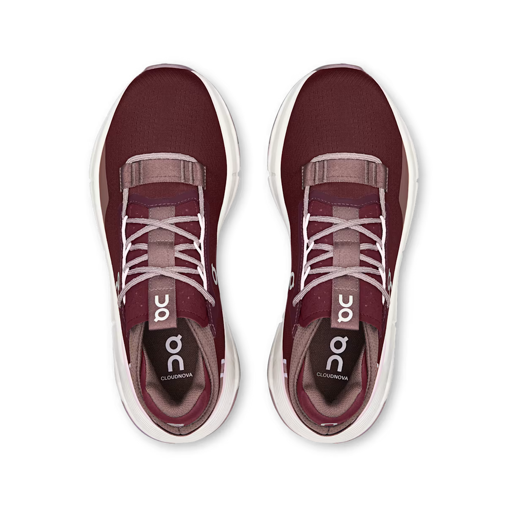 On Running Cloudnova 2 Maroon Peony
