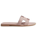 Hermes Paris Oran Rose Porcelaine Sandal