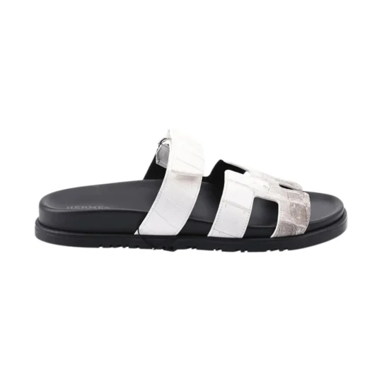 Hermès Chypre Sandal 'Himalaya Crocodile' (Men)