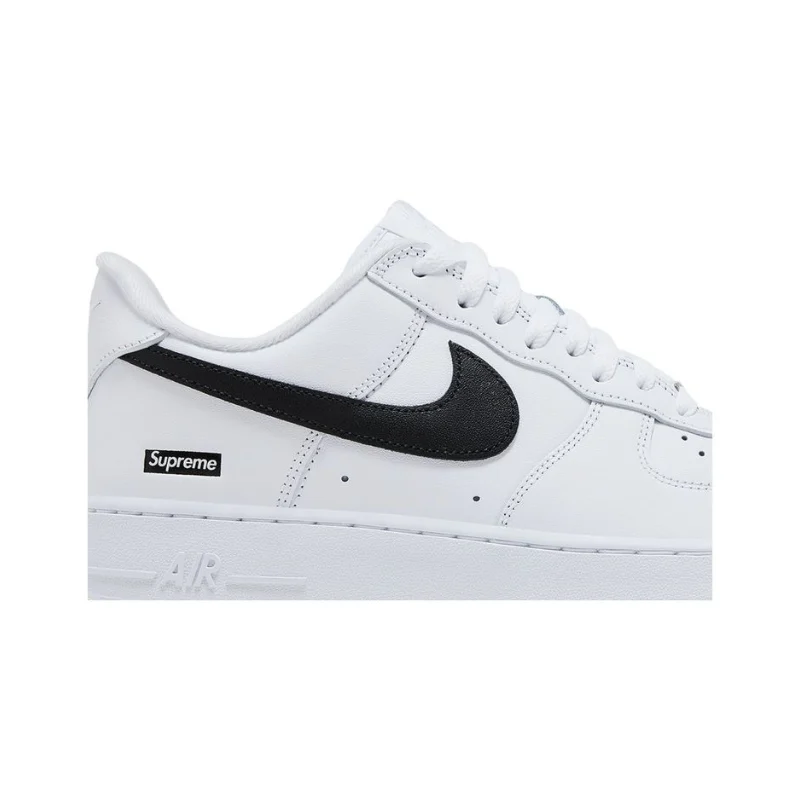 Nike x Supreme Air Force 1 Low 'Box Logo - White Black' (Men)
