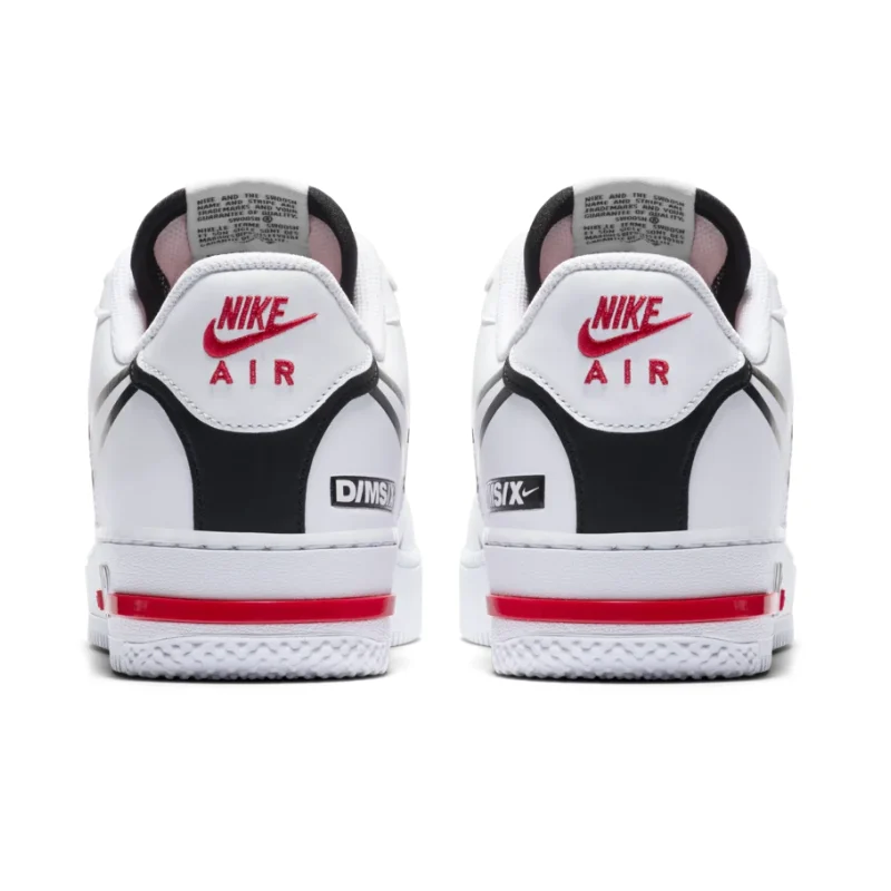 Nike Air Force 1 React 'White Black Red' (Unisex)
