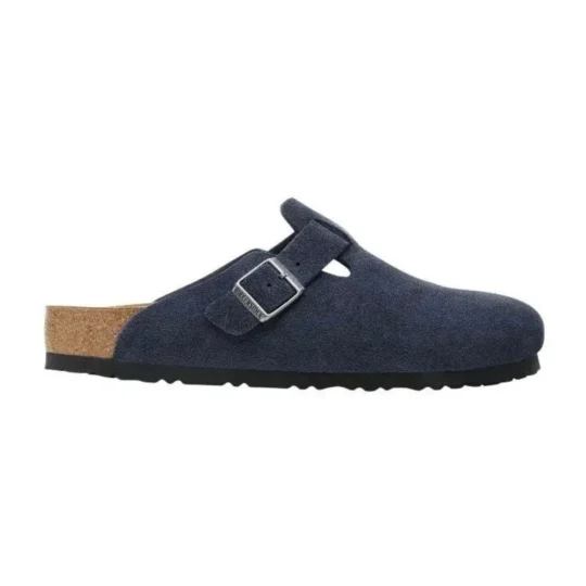 Birkenstock Boston 'New Navy Suede' (Unisex)