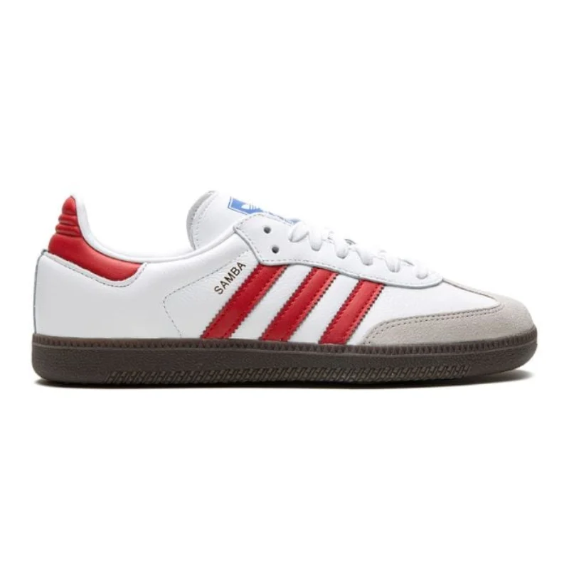adidas Samba OG 'White Better Scarlet' (Unisex)